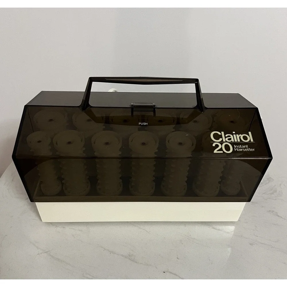 Clairol 20 Instant Hairsetter C20S‎ Hot Rollers Curlers Pageant Wedding Vtg